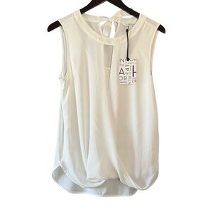 41 Hawthorn Ivory Sleeveless Blouse